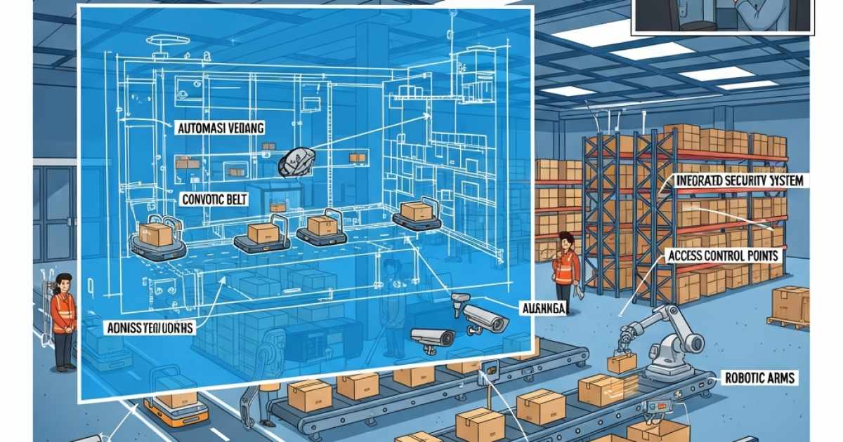 Strategi Automasi Gudang dengan Sistem Keamanan Terintegrasi Berbasis WMS