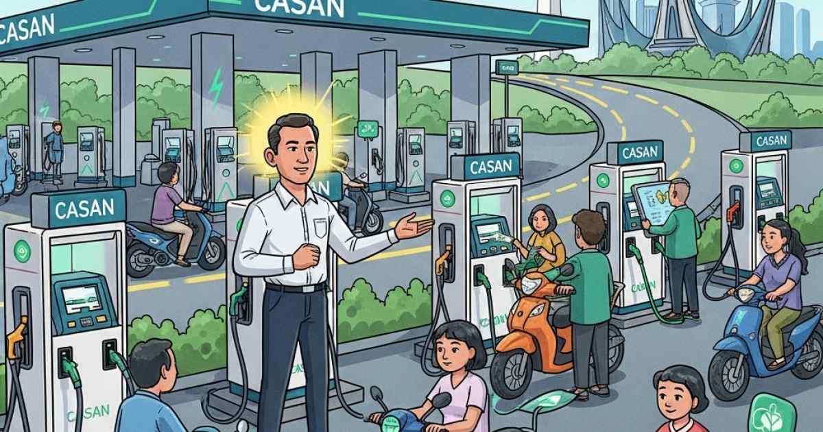 CASAN : Wiliam Widjaja dan Misi Mobilitas Tanpa Batas: Mengubah Lanskap Charging Motor Listrik Indonesia